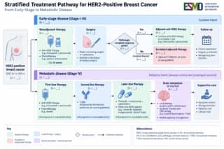 Stratified treatment pathway for HER2-positive breast cancer